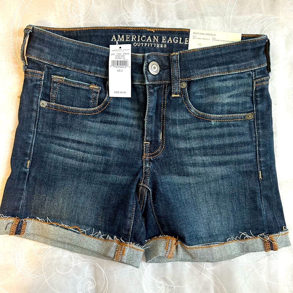 NWT MIDI NE(X)T LEVEL AE JEAN SHORTS